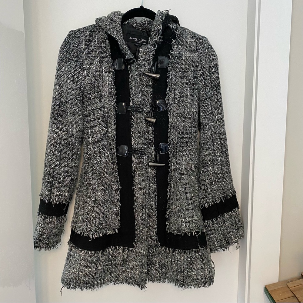 Black Rivet Tweed jacket (XS)